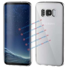 METALLIC Cover in silicone Samsung Galaxy S8 Plus argento