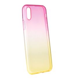 OMBRE Custodia in silicone Apple iPhone X / XS rosa