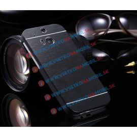 HlinĆkový kryt HTC One M8 Äierny