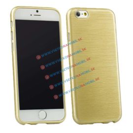 Cover in silicone iPhone 6 Plus / 6S Plus Gold BRUSH