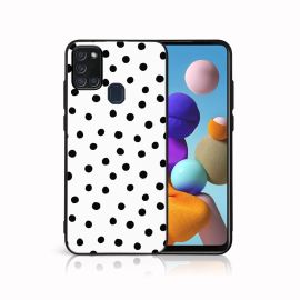 MY ART Custodia protettiva per Samsung Galaxy A21s DOTS (168)