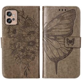 ART BUTTERFLY Cover portafoglio Motorola Moto G32 grigio