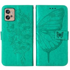 ART BUTTERFLY Cover portafoglio Motorola Moto G32 verde