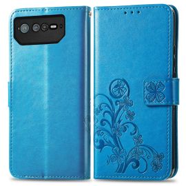 ART FLOWER S Cover portafoglio Asus Rog Phone 6 blu