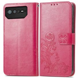 ART FLOWER S Custodia a portafoglio Asus Rog Phone 6 rosa