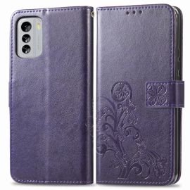 Cover portafoglio ART FLOWER S per Nokia G60 viola