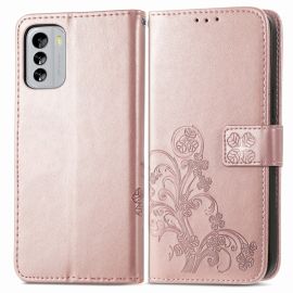 Cover portafoglio ART FLOWER S Nokia G60 rosa chiaro