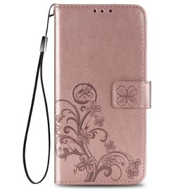 ART FLOWER S Custodia a portafoglio Samsung Galaxy Xcover Pro rosa chiaro
