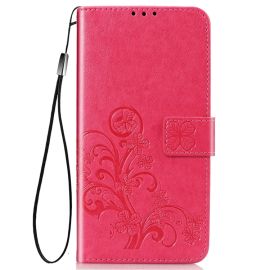ART FLOWER S Custodia a portafoglio Samsung Galaxy Xcover Pro rosa scuro