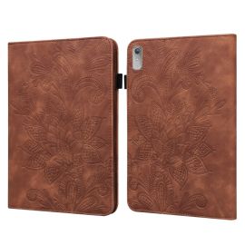 Custodia ART LACE Flip Lenovo Tab P11 Gen 2 marrone