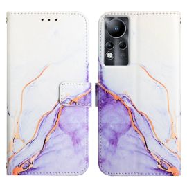 ART MARBLE Custodia per portafoglio Infinix Zero X Pro PURPLE