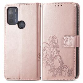 Cover portafoglio ART Motorola Moto G50 FLOWER S rosa