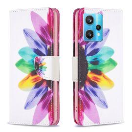 Cover portafoglio ART Realme 9 Pro+ / Realme 9 SUN FLOWER
