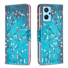 Cover portafoglio ART Realme 9i FIORE BLOSSOM PLUM