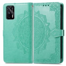 Cover per portafoglio ART Realme GT 5G ORNAMENT verde