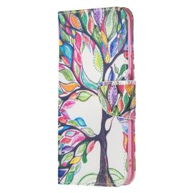 Cover portafoglio ART Xiaomi Redmi Note 10 5G / Poco M3 Pro LIFE TREE