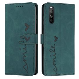 ART SMILE Cover portafoglio con cordino Sony Xperia 10 IV 5G verde