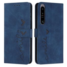 ART SMILE Cover portafoglio con cordino Sony Xperia 1 IV 5G blu