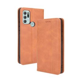 Custodia portafoglio BUSINESS Motorola Moto G60s marrone