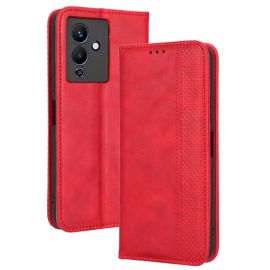 Custodia a portafoglio BUSINESS per Infinix Note 12 / Note 12 Pro 5G rossa