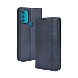 Cover portafoglio BUSINESS per Motorola Moto G71 5G blu