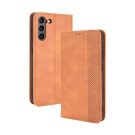 BUSINESS PeÅaženkový kryt pre Samsung Galaxy S21 FE 5G hnedý