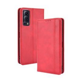 Copri portafoglio BUSINESS Vivo Y72 5G rosso