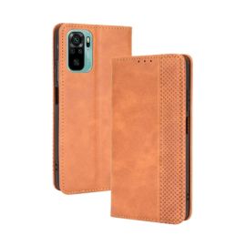 Custodia per portafoglio BUSINESS Xiaomi Redmi Note 10 / Note 10S marrone