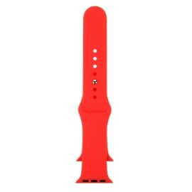 BUTTERFLY Cinturino in silicone Apple Watch 9 / 8 / 7 (41mm) / 6 / SE / 5 / 4 (40mm) / 3 / 2 / 1 (38mm) rosso