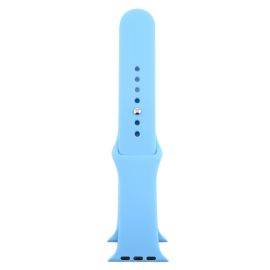 BUTTERFLY Cinturino in silicone Apple Watch 9 / 8 / 7 (41mm) / 6 / SE / 5 / 4 (40mm) / 3 / 2 / 1 (38mm) azzurro