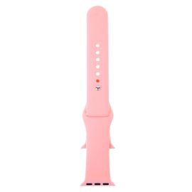 BUTTERFLY Cinturino in silicone Apple Watch 9 / 8 / 7 (41mm) / 6 / SE / 5 / 4 (40mm) / 3 / 2 / 1 (38mm) rosa chiaro