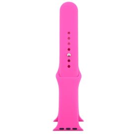 BUTTERFLY Cinturino in silicone Apple Watch 9/8/7 (41mm) / 6 / SE / 5/4 (40mm) / 3/2/1 (38mm) rosa scuro