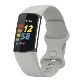BUTTERFLY Cinturino in silicone per Fitbit Charge 5 grigio