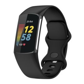 BUTTERFLY Cinturino in silicone per Fitbit Charge 5 nero