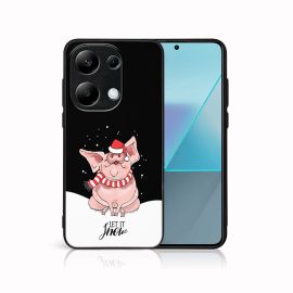 MY ART Cover con fantasia natalizia Xiaomi Redmi Note 13 Pro LET IT SNOW (075)