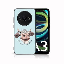 MY ART Cover protettiva per Xiaomi Redmi A3 HAPPY COW (181)
