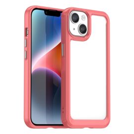 CRYSTAL Cover protettiva Apple iPhone 15 rossa