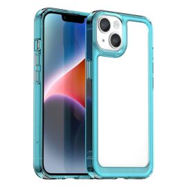 CRISTALLO Cover protettiva Apple iPhone 15 turchese