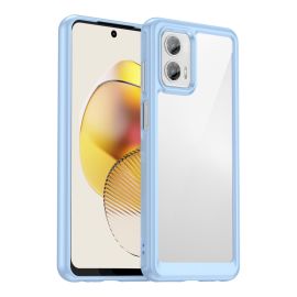 CRISTALLO Cover protettiva per Motorola Moto G73 5G azzurro