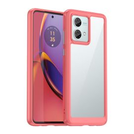 CRYSTAL Cover protettiva per Motorola Moto G84 5G rossa