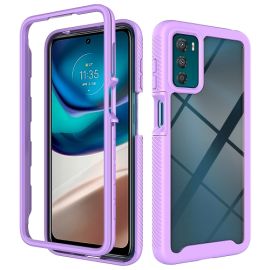 DUAL Cover bifacciale per Motorola Moto G42 viola
