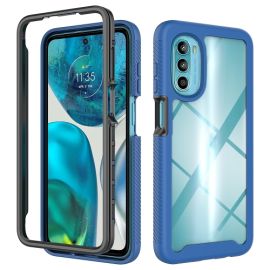DUAL Cover bifacciale per Motorola Moto G52 / G82 blu scuro