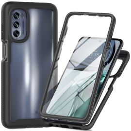 DUAL Cover bifacciale per Motorola Moto G62 5G nera