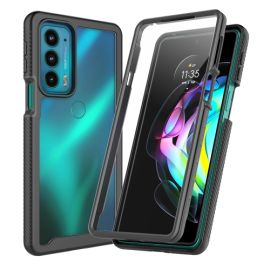 DUAL Cover fronte-retro con pellicola Motorola Edge 20 nera