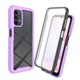 DUAL Cover fronte-retro con pellicola Samsung Galaxy A13 viola
