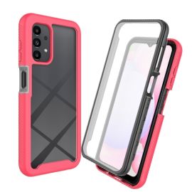 DUAL Cover fronte-retro con pellicola Samsung Galaxy A13 rosa