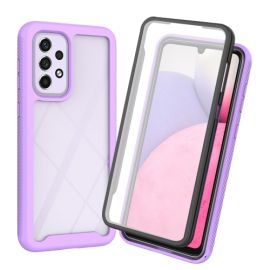 DUAL Cover fronte-retro con pellicola Samsung Galaxy A33 5G viola