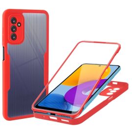 DUAL Cover fronte-retro con pellicola Samsung Galaxy M52 5G rossa