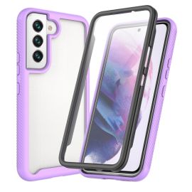 DUAL Cover fronte-retro con pellicola Samsung Galaxy S22 Plus 5G viola