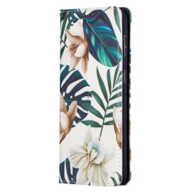 Cover portafoglio ART Samsung Galaxy S21 Plus 5G FOGLIE